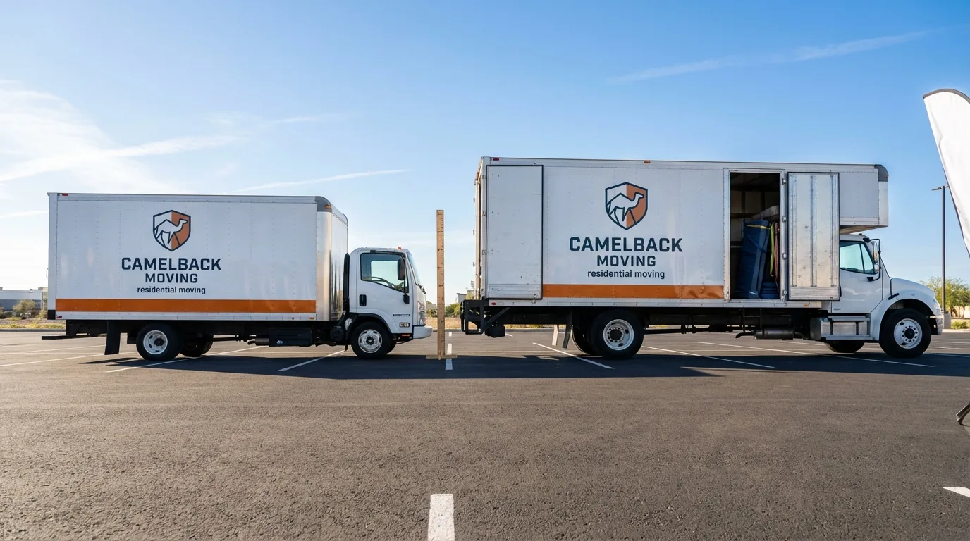 Moving truck size capacity guide in South Dennis